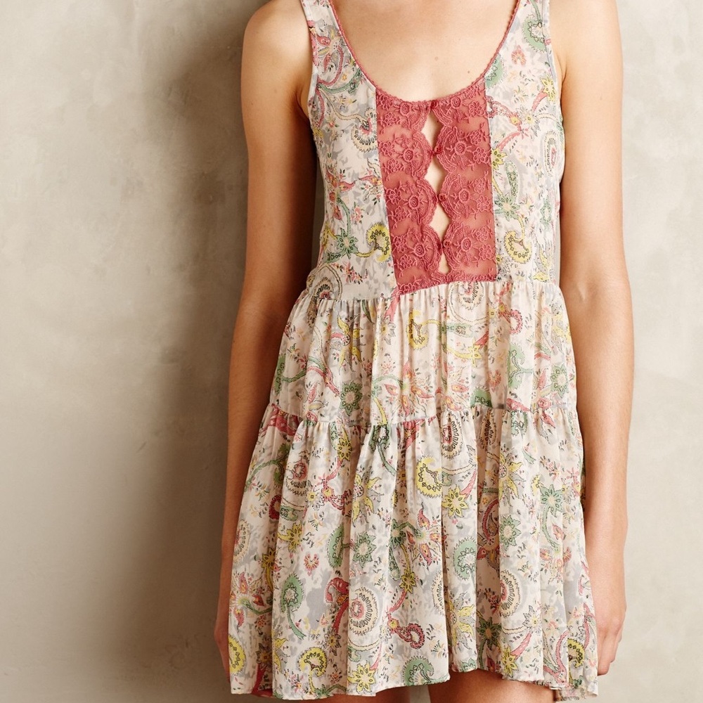 Fleur Wood Carina Paisley Chemise Tunic Dress